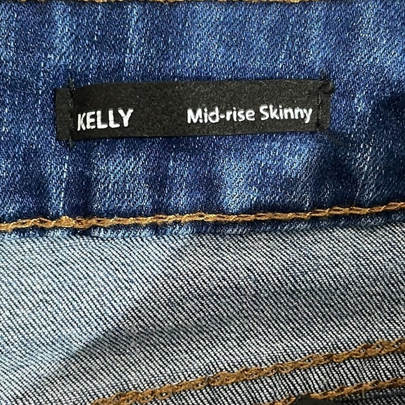 Tahari Kelly Mid Rise Skinny Denim Jeans 12/31 - Picture 12 of 16